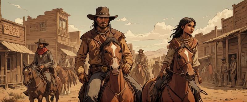 36964-522928152-a page from comics, two people, red dead redemption meeting with indians Cheyenne, dark cowboy face, old cowboy, unshaved, stron.jpg